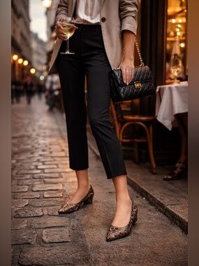 SJP Sarah Jessica Parker “Story” Glitter Pointed Ballet Flats EU 38.5